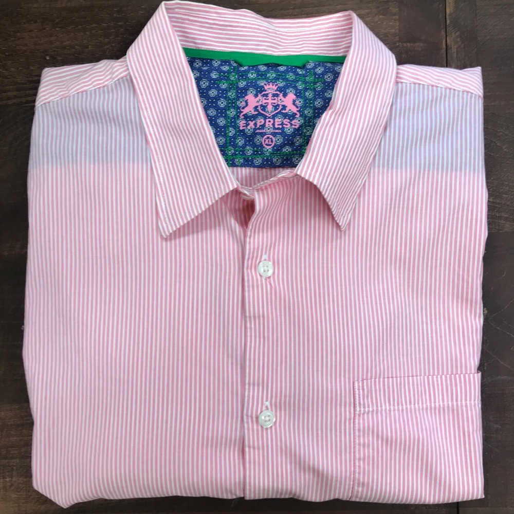Express Long Sleeve Button Down Xl - image 3